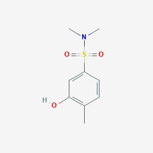 3-hydroxy-N,N,4-trimethylbenzene-1-sulfonamide