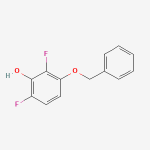 molecular formula C13H10F2O2 B8033559 3-(Benzyloxy)-2,6-difluorophenol 
