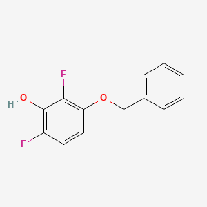 molecular formula C13H10F2O2 B8033559 3-(苯甲氧基)-2,6-二氟苯酚 