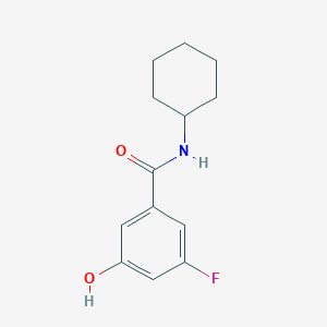 N-Cyclohexyl-3-fluoro-5-hydroxybenzamide