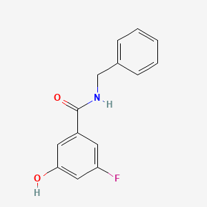 N-Benzyl-3-fluoro-5-hydroxybenzamide