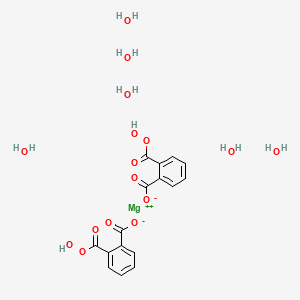 molecular formula C16H22MgO16 B8033599 magnesium;2-carbonoperoxoylbenzoate;hexahydrate 