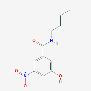 molecular formula C11H14N2O4 B8033752 N-Butyl-3-hydroxy-5-nitrobenzamide 