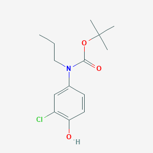 Tert-butyl N-(3-chloro-4-hydroxyphenyl)-N-propylcarbamate