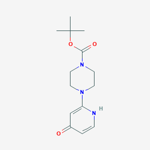 Tert-butyl 4-(4-hydroxypyridin-2-yl)piperazine-1-carboxylate