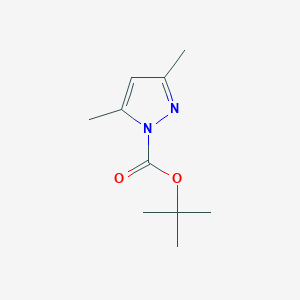 molecular formula C10H16N2O2 B8033780 Tert-butyl 3,5-dimethyl-1h-pyrazole-1-carboxylate CAS No. 219580-24-2