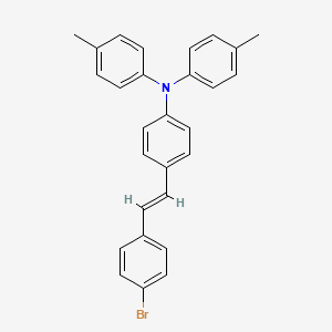 molecular formula C28H24BrN B8033809 4-Bromo-4'-[di(p-tolyl)amino]stilbene 