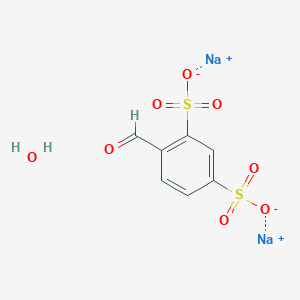 molecular formula C7H6Na2O8S2 B8033813 4-Formylbenzene-1,3-disulfonic Acid Disodium Salt 