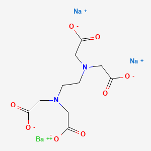 molecular formula C10H12BaN2Na2O8 B8033816 Barium disodium ethylenediaminetetraacetate hydrate 