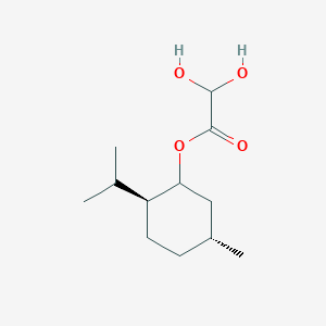 molecular formula C12H22O4 B8033858 L-Menthyl 2,2-dihydroxyacetate 