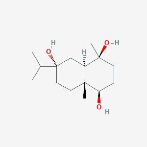 molecular formula C15H28O3 B8033864 1,4,7-鹅喉脂三醇 