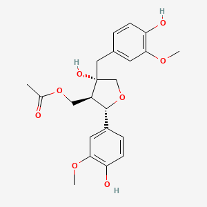molecular formula C22H26O8 B8033867 Olivil monoacetate 