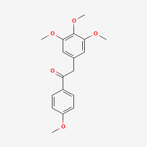 1-(4-Methoxyphenyl)-2-(3,4,5-trimethoxyphenyl)ethanone
