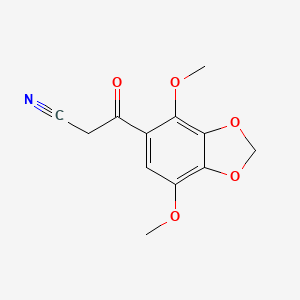 3-(4,7-Dimethoxy-1,3-benzodioxol-5-yl)-3-oxopropanenitrile