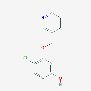 4-Chloro-3-(pyridin-3-ylmethoxy)phenol