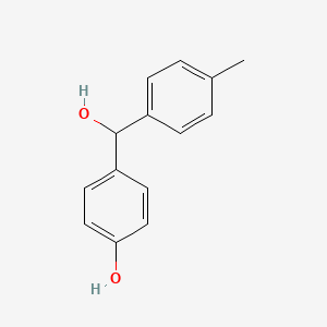 4-[Hydroxy(4-methylphenyl)methyl]phenol