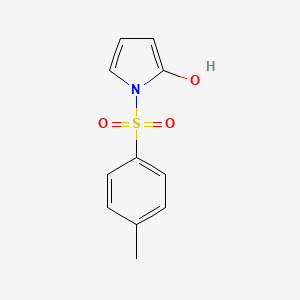 molecular formula C11H11NO3S B8034061 1-[(4-methylbenzene)sulfonyl]-1H-pyrrol-2-ol 
