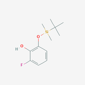 molecular formula C12H19FO2Si B8034118 2-[(Tert-butyldimethylsilyl)oxy]-6-fluorophenol 