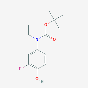 Tert-butyl N-ethyl-N-(3-fluoro-4-hydroxyphenyl)carbamate