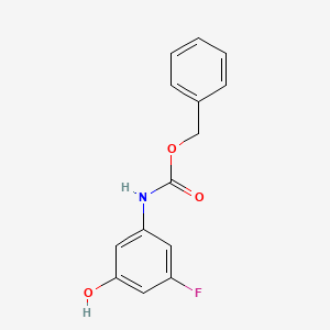 Benzyl N-(3-fluoro-5-hydroxyphenyl)carbamate