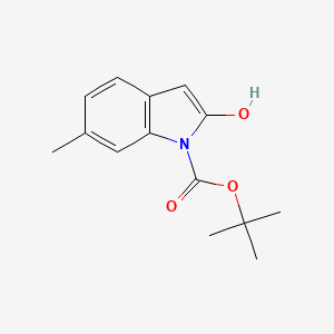 tert-butyl 2-hydroxy-6-methyl-1H-indole-1-carboxylate