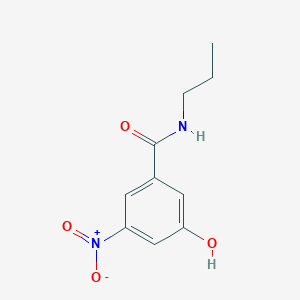 3-Hydroxy-5-nitro-N-propylbenzamide