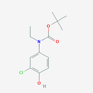 Tert-butyl N-(3-chloro-4-hydroxyphenyl)-N-ethylcarbamate