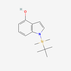 molecular formula C14H21NOSi B8034221 1-(tert-butyldimethylsilyl)-1H-indol-4-ol 