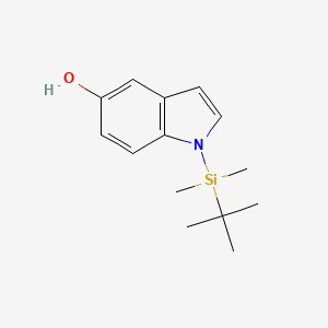 molecular formula C14H21NOSi B8034230 1-(tert-butyldimethylsilyl)-1H-indol-5-ol 