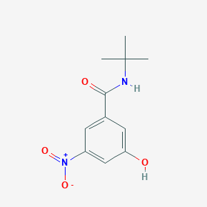 molecular formula C11H14N2O4 B8034287 N-Tert-butyl-3-hydroxy-5-nitrobenzamide 