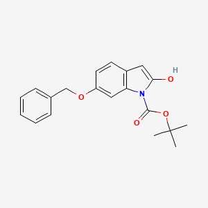 tert-butyl 6-(benzyloxy)-2-hydroxy-1H-indole-1-carboxylate