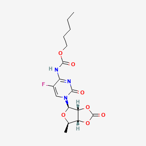 2',3'-O-Carbonyl-5'-deoxy-5-fluoro-N4-(pentyloxycarbonyl)cytidine