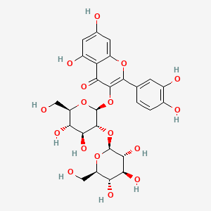 molecular formula C27H30O17 B8034653 Quosp CAS No. 27459-71-8