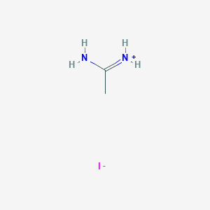 molecular formula C2H7IN2 B8034680 Acetamidinium iodide 