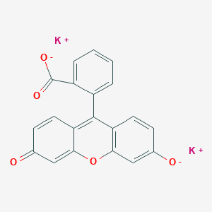 molecular formula C20H10K2O5 B8034746 potassium 2-(6-oxido-3-oxo-3H-xanthen-9-yl)benzoate 