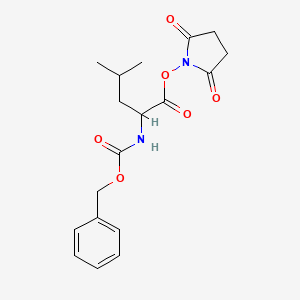 Benzyl (S)-(1-(((2,5-dioxo-1-pyrrolidinyl)oxy)carbonyl)-3-methylbutyl)carbamate