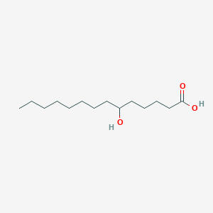 molecular formula C14H28O3 B8034818 6-Hydroxy-tetradecanoic acid CAS No. 1747-18-8