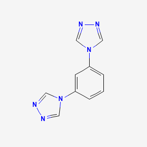 molecular formula C10H8N6 B8034826 1,3-二(4H-1,2,4-三唑-4-基)苯 
