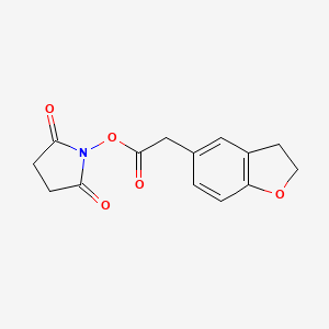 1-[(2,3-Dihydro-1-benzofuran-5-ylacetyl)oxy]pyrrolidine-2,5-dione