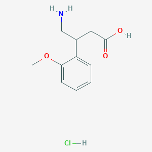 beta-(Aminomethyl)-2-methoxy-benzenepropanoic acid hydrochloride