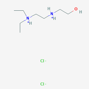 molecular formula C8H22Cl2N2O B8035018 N1,N1-diethyl-N2-(2-hydroxyethyl)ethane-1,2-diaminium chloride 