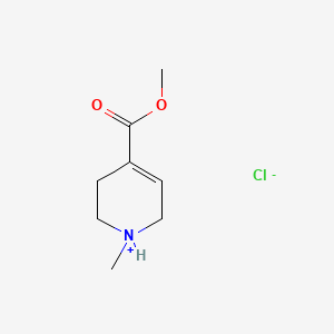 molecular formula C8H14ClNO2 B8035053 Methyl 1-methyl-1,2,3,6-tetrahydroisonicotinate hydrochloride 