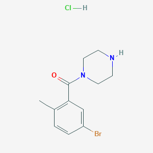 (5-Bromo-2-methylphenyl)(piperazin-1-yl)methanone hydrochloride