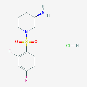 (R)-1-((2,4-Difluorophenyl)sulfonyl)piperidin-3-amine hydrochloride
