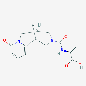 (2S)-2-[[(9R)-6-Oxo-7,11-diazatricyclo[7.3.1.02,7]trideca-2,4-diene-11-carbonyl]amino]propanoic acid