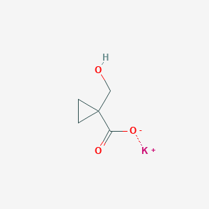 Potassium;1-(hydroxymethyl)cyclopropane-1-carboxylate