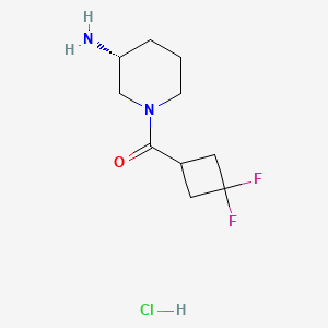 (R)-(3-Aminopiperidin-1-yl)(3,3-difluorocyclobutyl)methanone hydrochloride