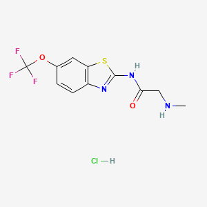 2-(Methylamino)-N-(6-(trifluoromethoxy)benzo[D]thiazol-2-YL)acetamide hydrochloride
