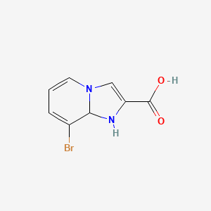 molecular formula C8H7BrN2O2 B8035837 8-Bromo-1,8a-dihydro-imidazo[1,2-a]pyridine-2-carboxylic acid 