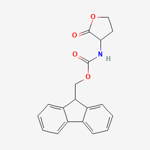 molecular formula C19H17NO4 B8035969 (9H-Fluoren-9-yl)methyl (2-oxotetrahydrofuran-3-yl)carbamate 